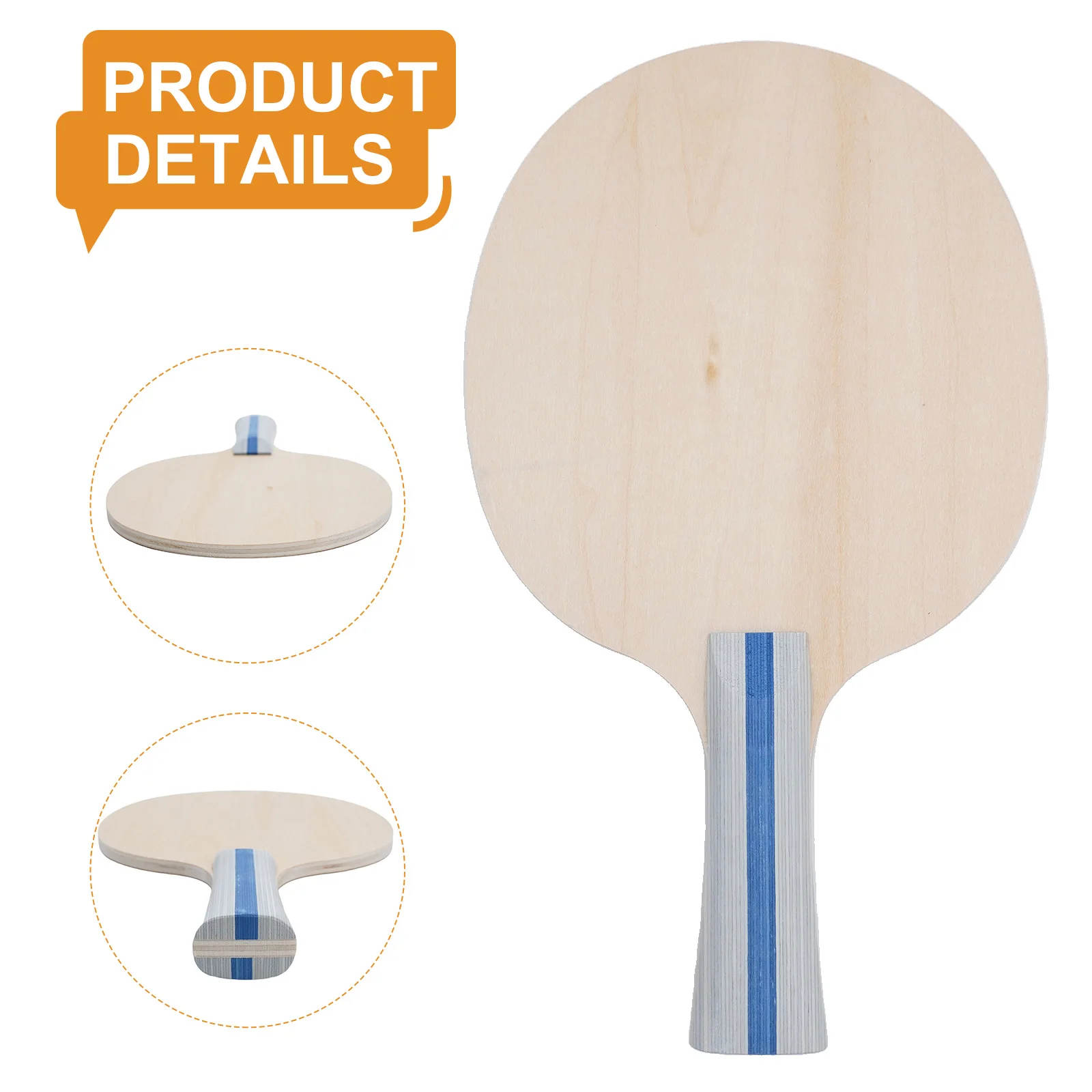 1pcs Table Tennis Racket Bottom Table Tennis Training  Paddles For Beginners  Base Plate For Table Tennis Racket