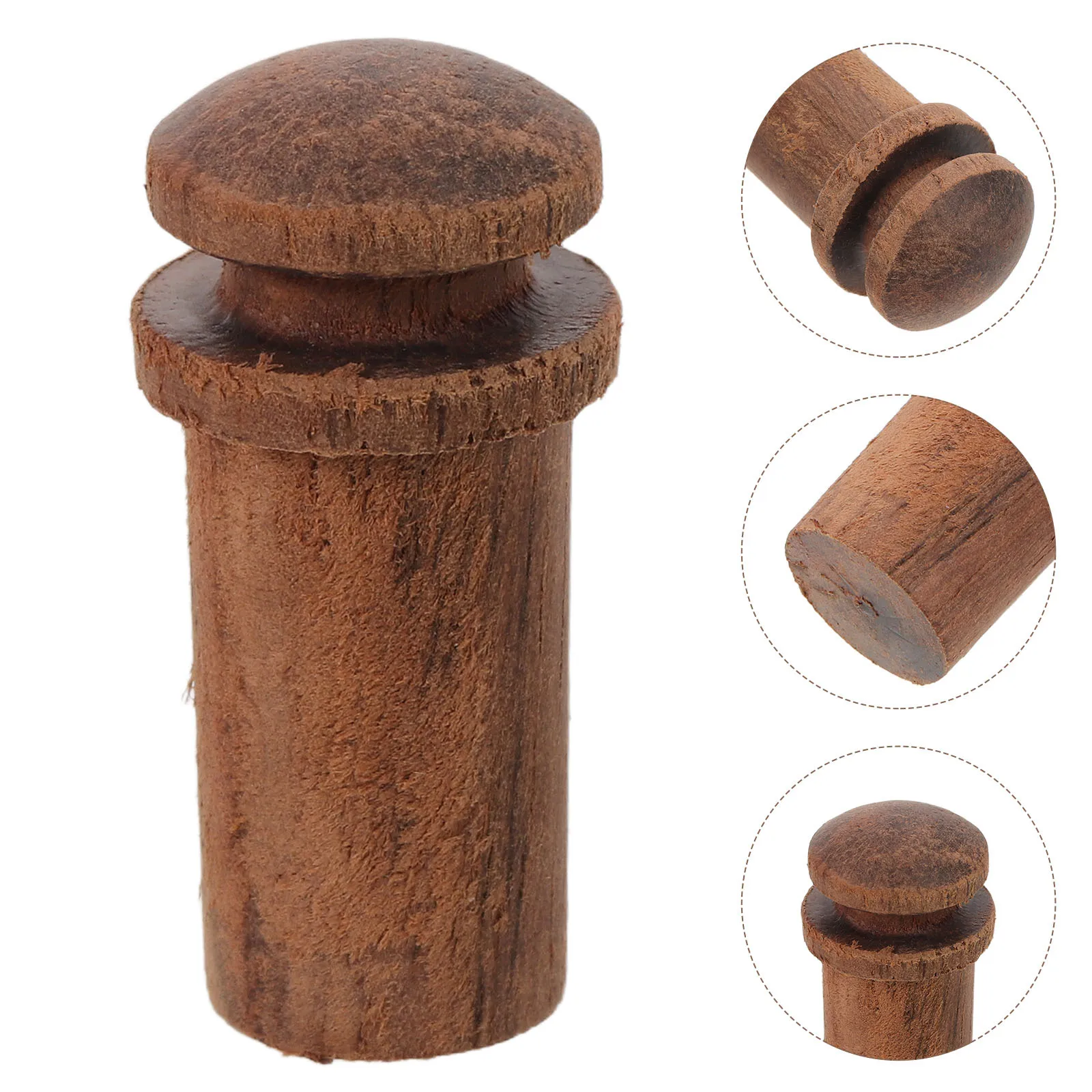 

Acoustic Guitar Strap Button Wood Secure Locking Peg Anti Falling Tail Pin Fastener Replacement Parts for Electric Bass Guitar