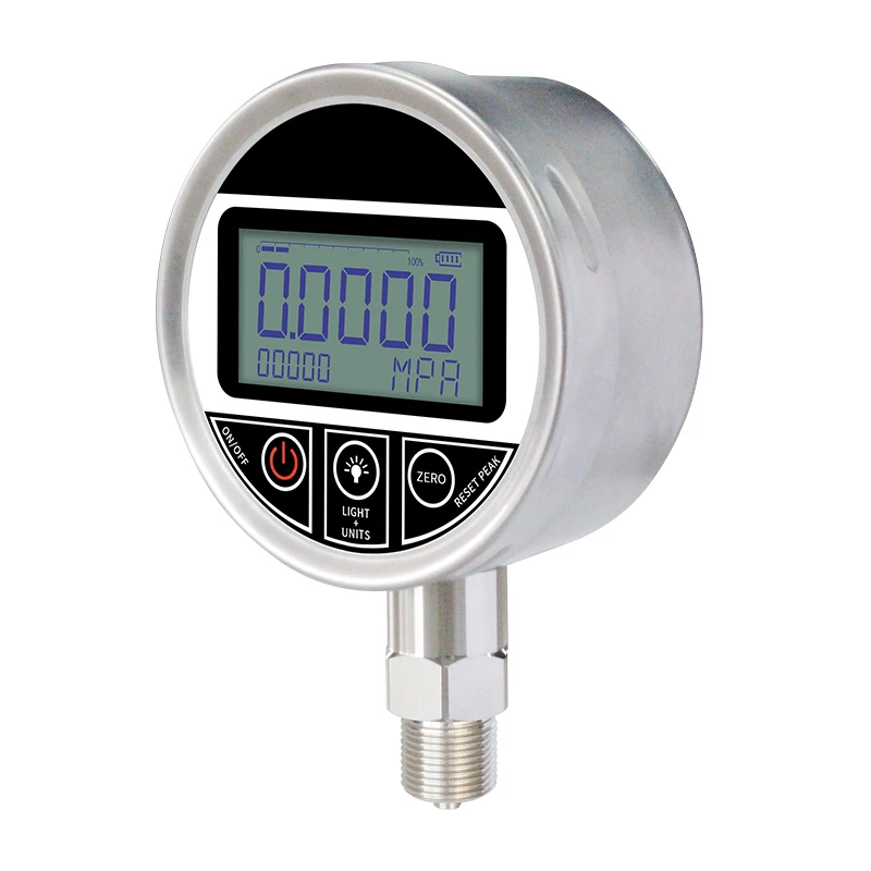 

China High Quality -0.1-0-100MPa Pure Liquid Oxygen Digital Pressure Gauge 300 Bar