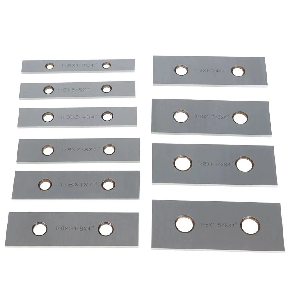 

10pcs 1/8 X 4Inch Parallel Blocks Set 0.001 Inch Hardened Tools Alloy Steel Hand Tools Power Tool Accessories