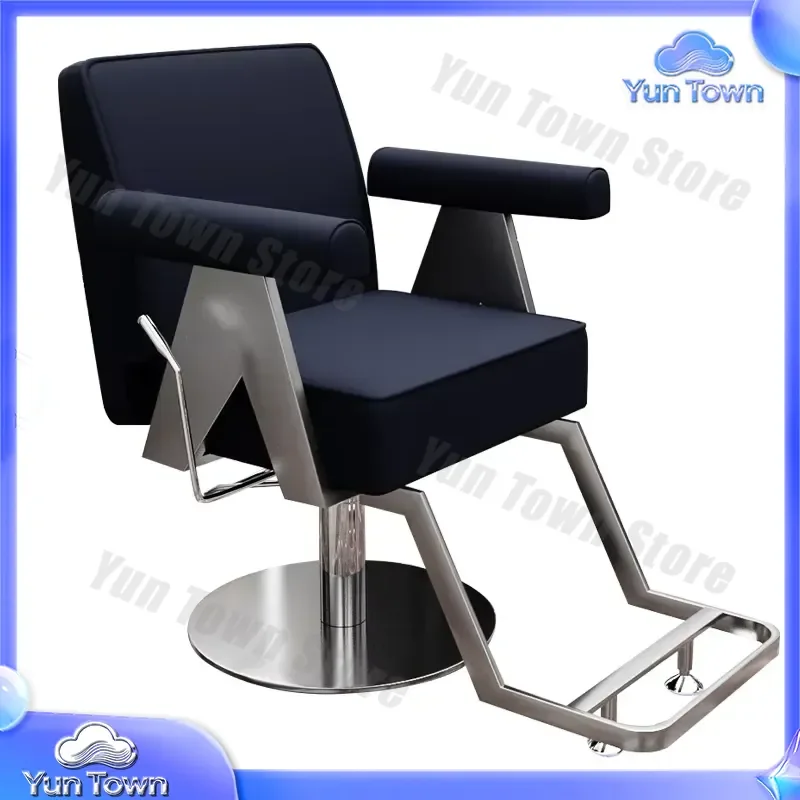 Barber Chair for Hair Salon Professional Hydraulic Rotating Adjustable Height Cutting Seat for Perm Dyeing Styling