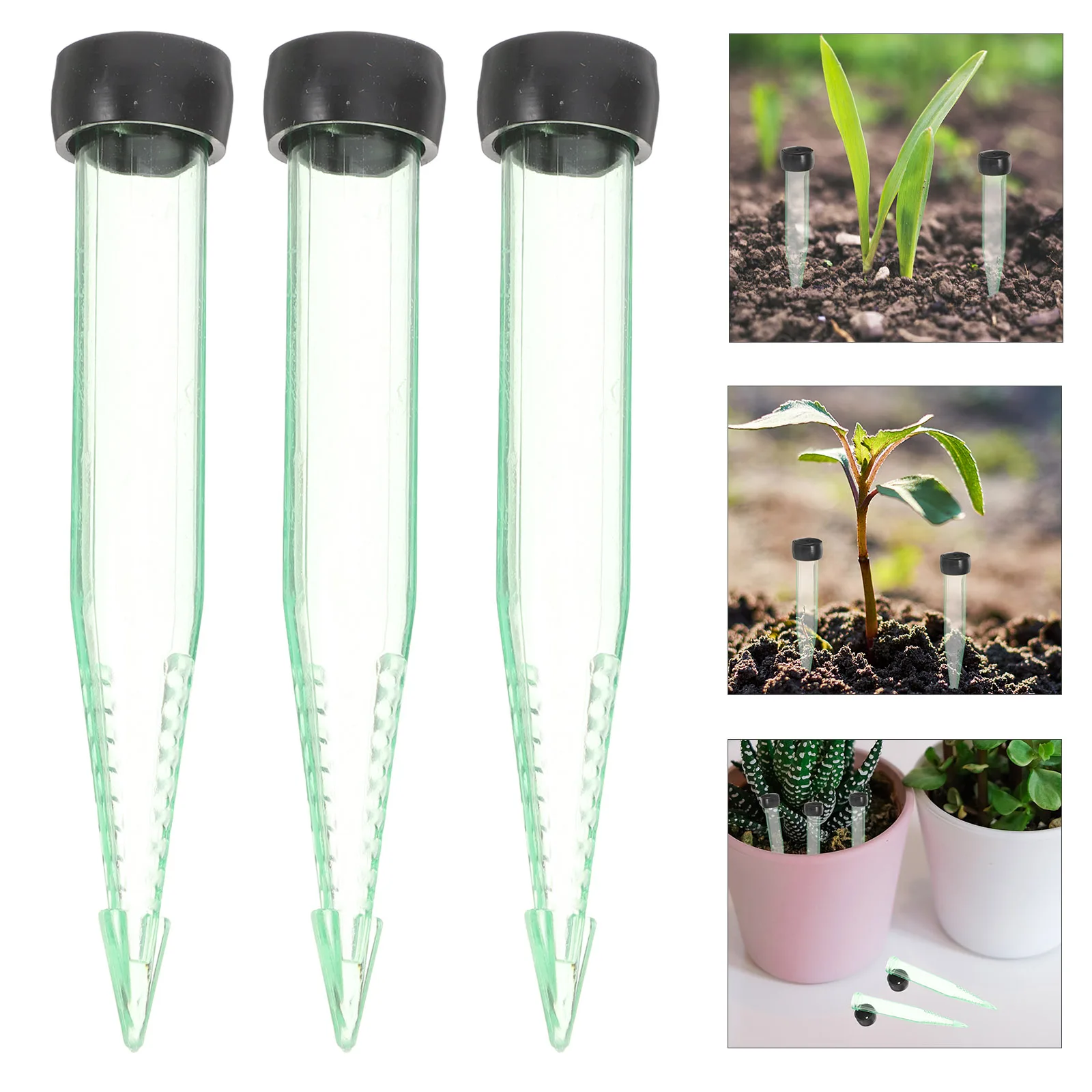 

50pcs Flower Water Tubes Fresh Floral Vials Plastic Aqua Picks Clear Pointed Stems for Bouquet Arrangement Durable Floral