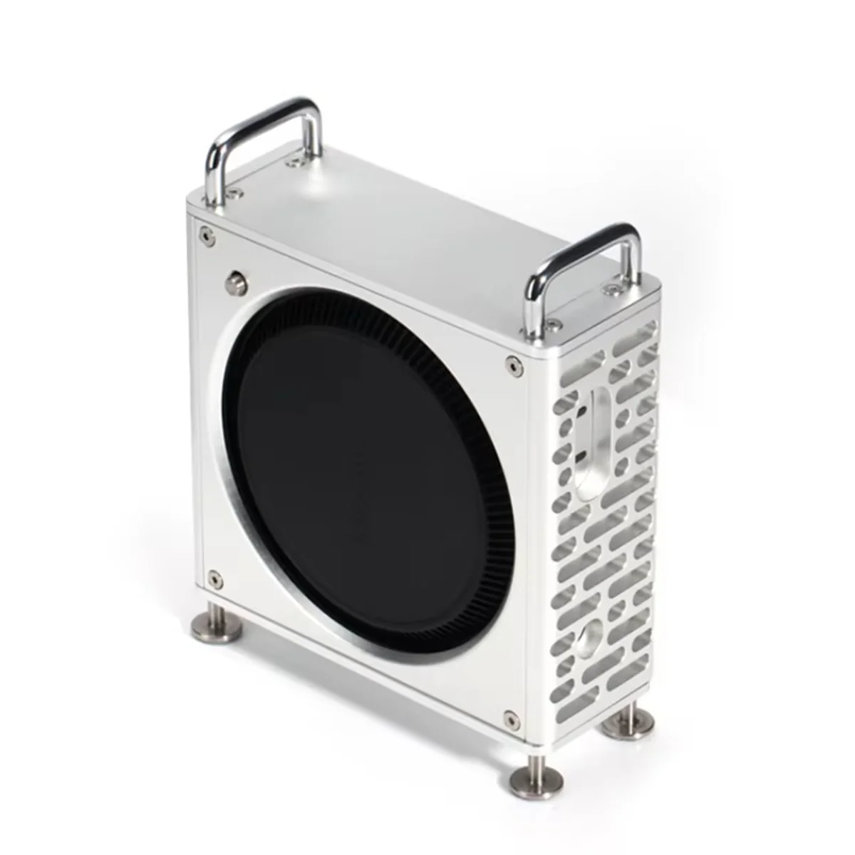 QA06R For Mac Mini M4/M4 Pro Vertical Stand Computer Case Protective Cover Computer Accessories for Mac Mini M4/M4 Pro