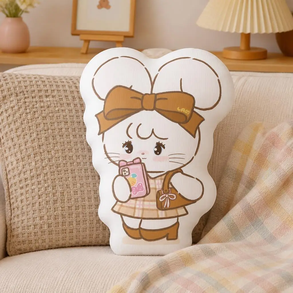Cammy Mikkos Funny Pillow Cushion Irregular Stuffed Throw Pillow Home Decor Gift Sofa Bed