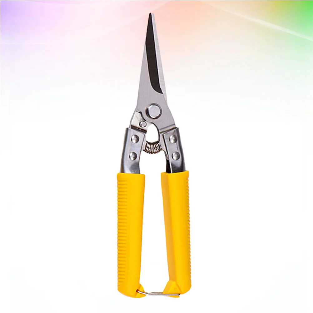 

Stainless Steel Scissors Metal Sheet Cutter For Horticulture Carpets Aluminum Plastic Tubes Pp Handle Straight