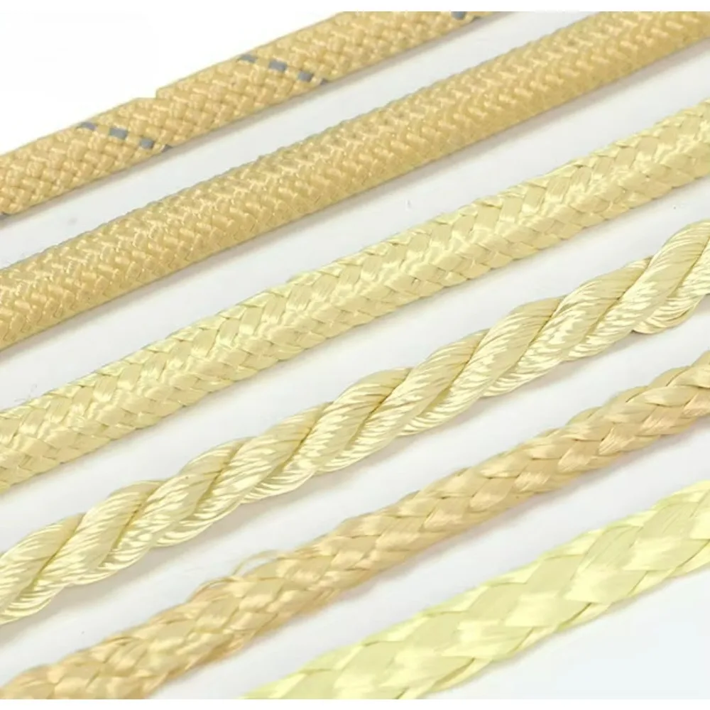 

High Temperature Resistant Cable Aramid Hawser Flame-Retardant Kevlar Safety Rope for Mooring Shipping Oil Tanker