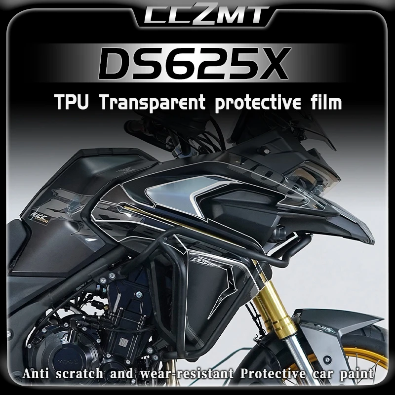 

For Loncin VOGE DS625X 625DSX ds625x 2025 Invisible car cover transparent film fuel tank protection sticker modified accessories