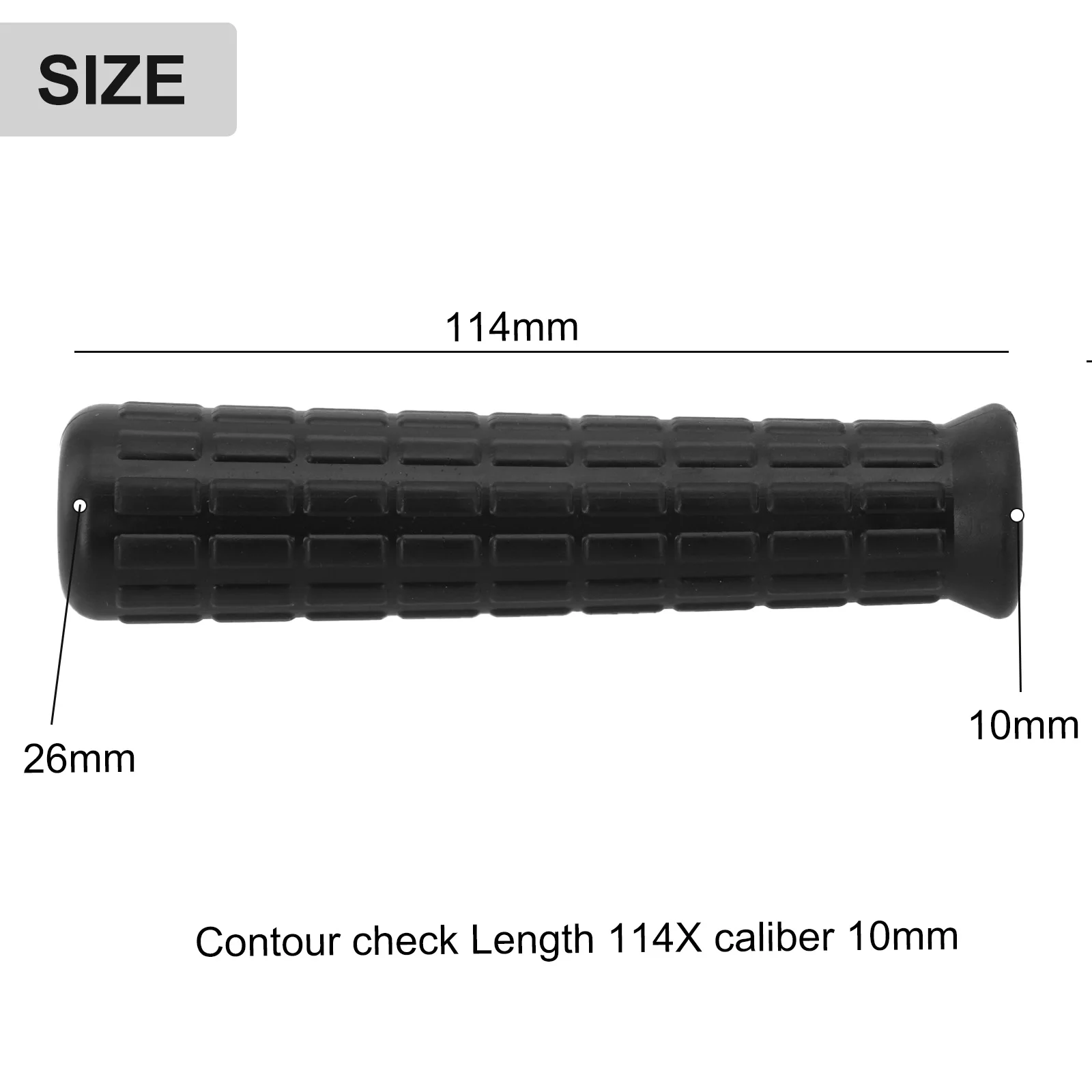 Non-Slip Rubber Handle Covers for Standard Wheelbarrow Round Tubes Compatible with Multiple Tube Diameter Sizes for Reliable Use