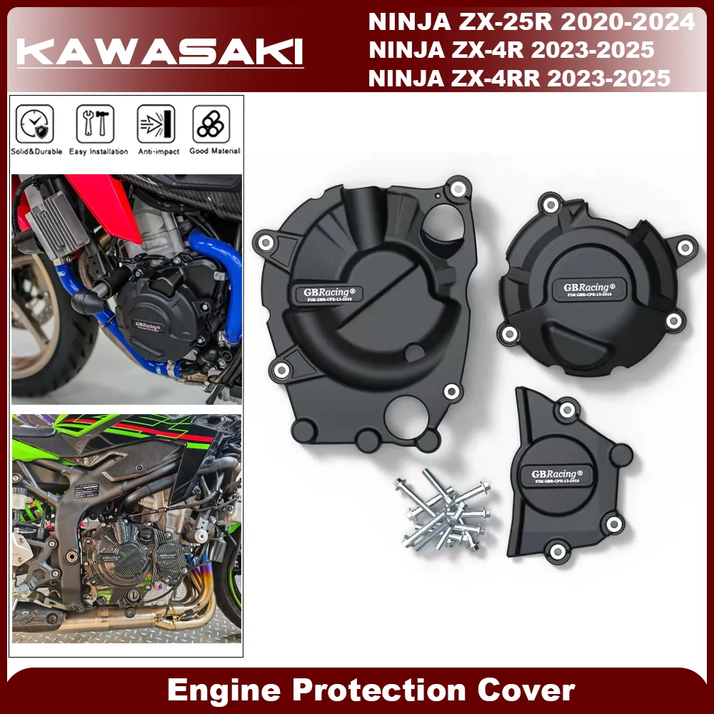 

For YAMAHA ZX-4R ZX4R ZX-4RR ZX4RR 2023-2025 ZX-25R 2020-2024 GB Racing Motorcycle Engine Cover Clutch Protection Cover Parts
