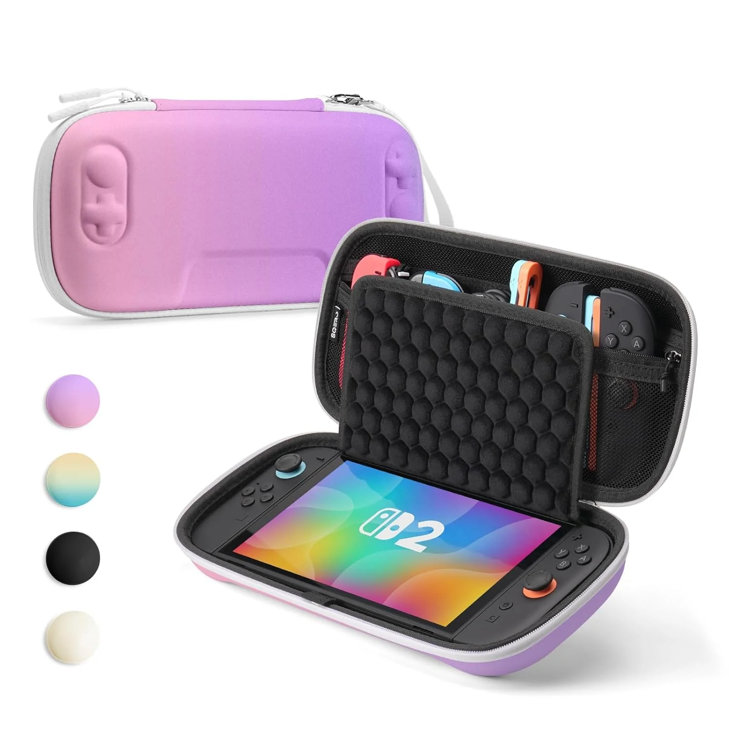 

Hard Case for Nintendo Switch 2, Portable Full Protection Storage Bag Cover for Switch 2 Accessories with 10 Game Cards Slot