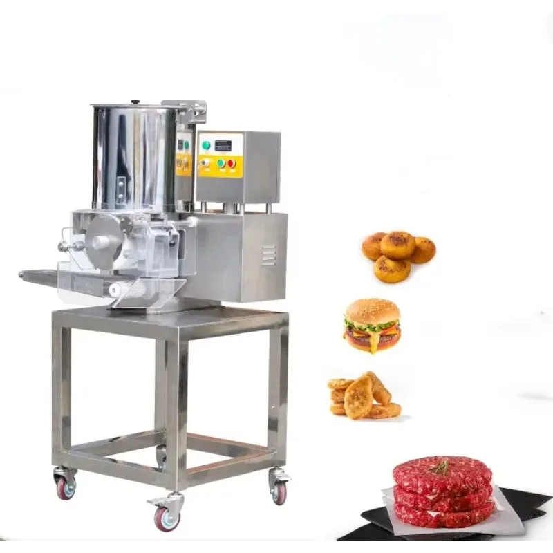 Customize Hamburger Machine Automatic Potato Meat Beef Maker Form Chicken Nugget Make Burger Patty Machine