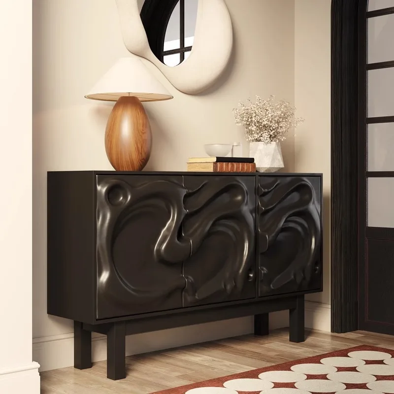 

Italian creative sideboard, entrance cabinet, Italian abstract art, paint decoration, TV cabinet