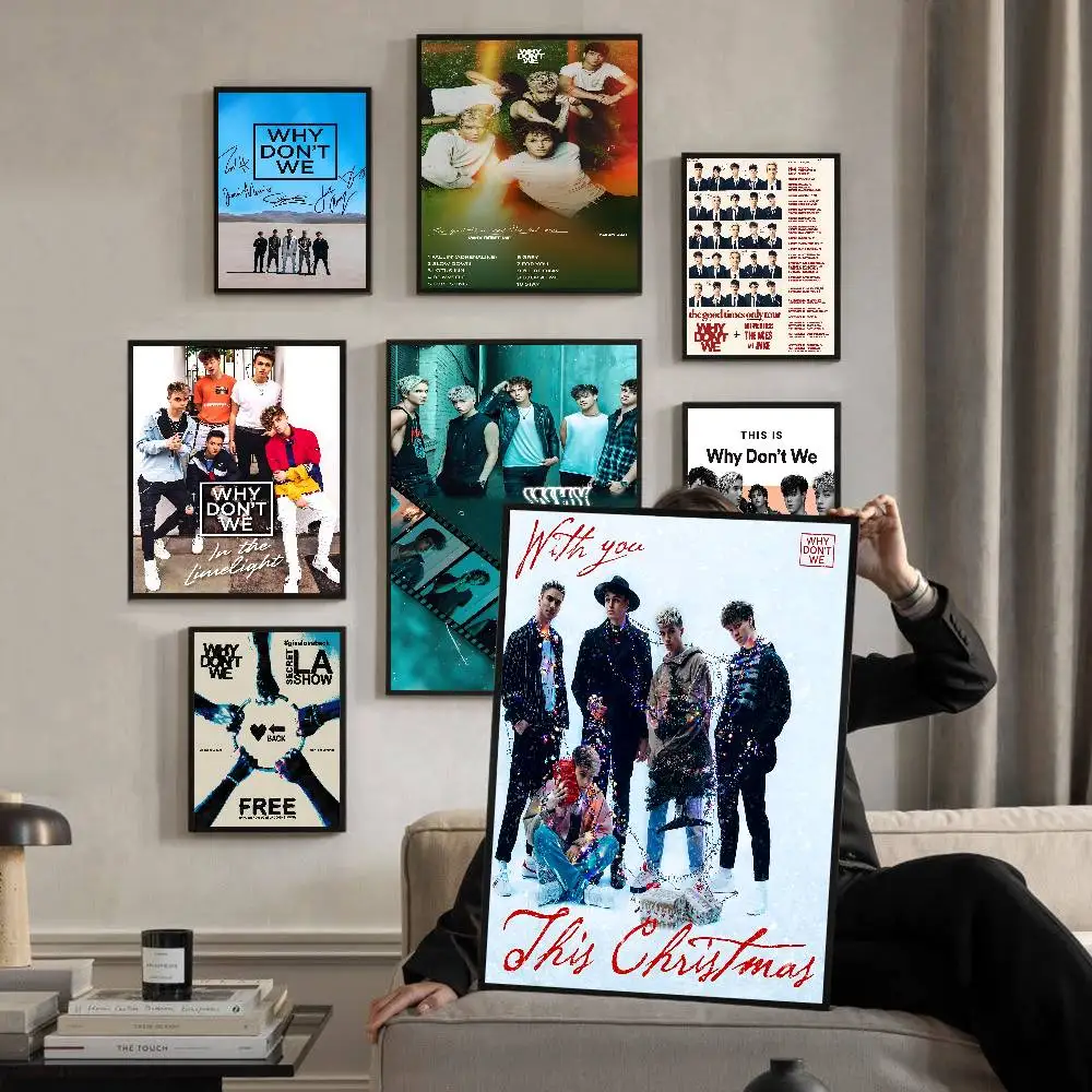 American Pop Boy Band Why Dont We Classic Vintage Posters HD Quality Wall Art Retro Posters For Home Room Wall Decor