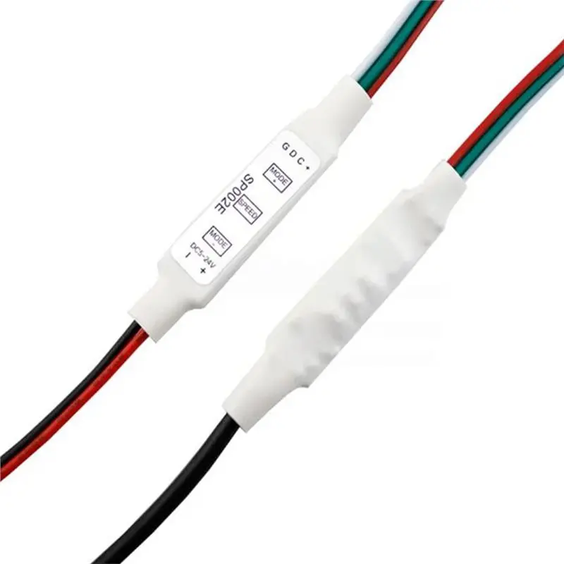 A97I-SP002E 3-Key RGB LED Controller - USB/DC In, 5-12V, For Dream Color LED Strips