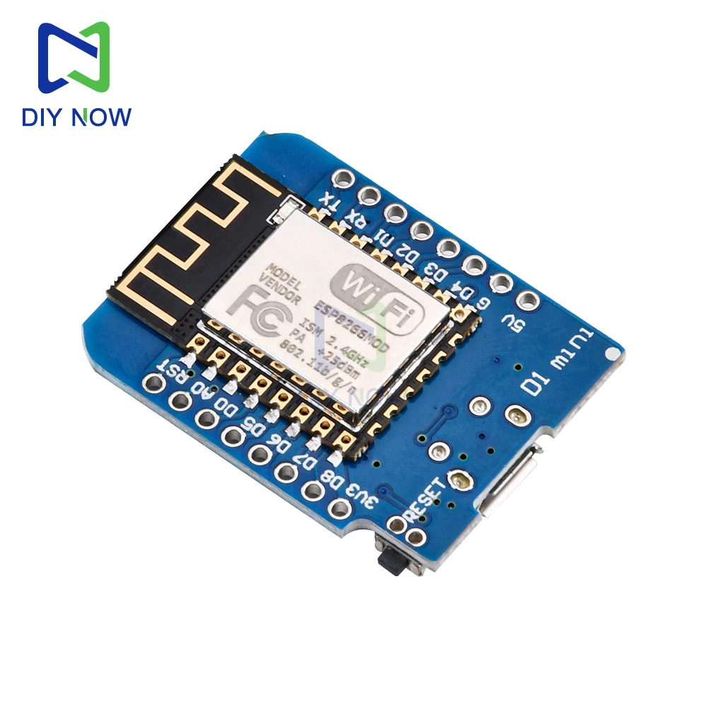 ESP8266 D1 Mini WIFI Development Board ESP-12F CH340G Usb Type c Wemos D1 Mini Nodemcu Lua Iot Board 3.3V Met Pins