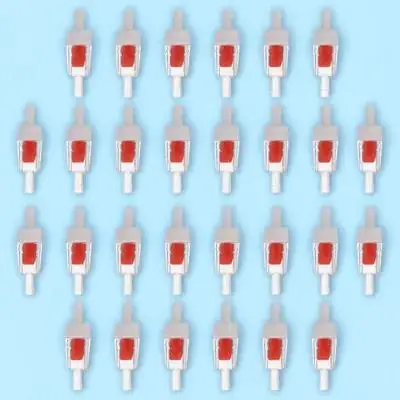 

40pcs Check Valves Air Pump Accessories Waterproof Stop Valves for Fish Tank White Plastic Durable Efficient Practical Easy