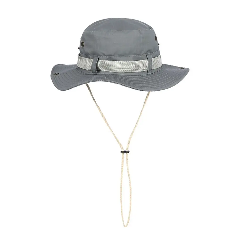 

Men Garden Wide Brim Bucket Hat Hiking Cap Sun Hat Neck Flap Cover