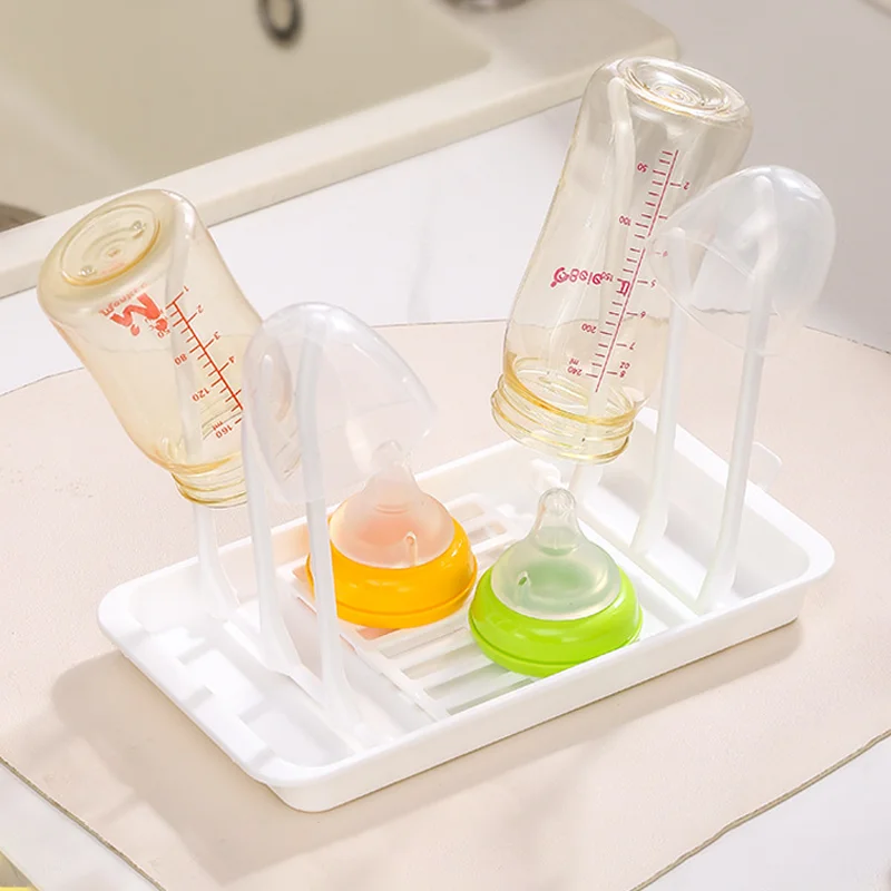 Baby Bottle Drying Rack, Foldable Portable Design, Cup Drying Storage Rack, Travel Bottle Holder
