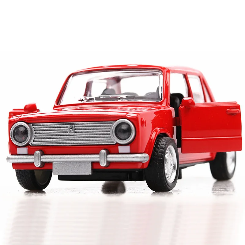 1:36 LADA Alloy Car Model Diecast Toys Vehicles NO Light & Sound Effect Car For Boys Birthday Gifts Kids Toys Cars