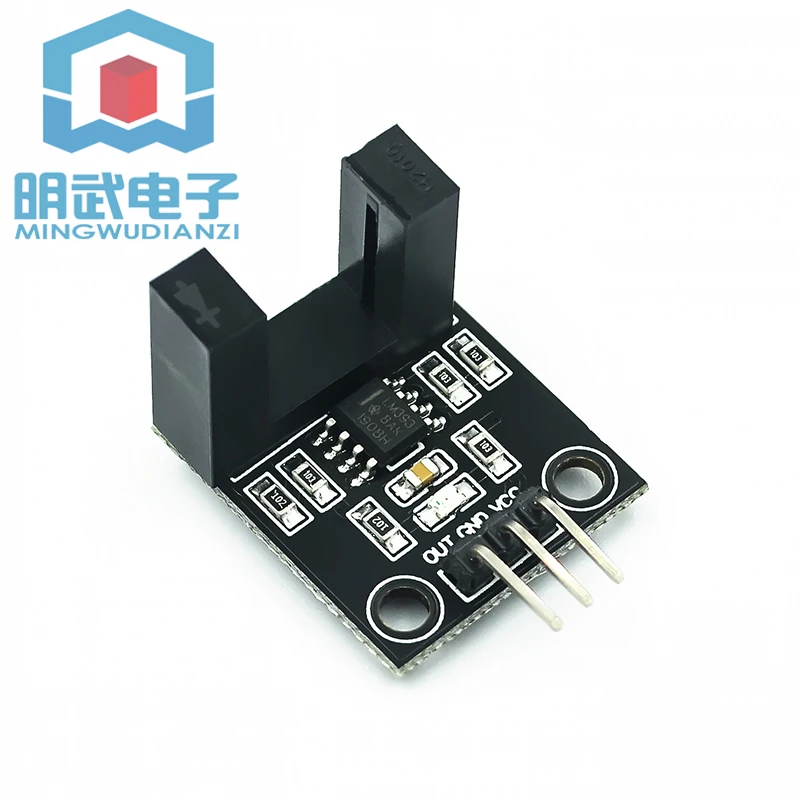 Wide Body Through Beam Counting Sensor Module Motor Speed Sensor Module Through Beam Photoelectric Sensor