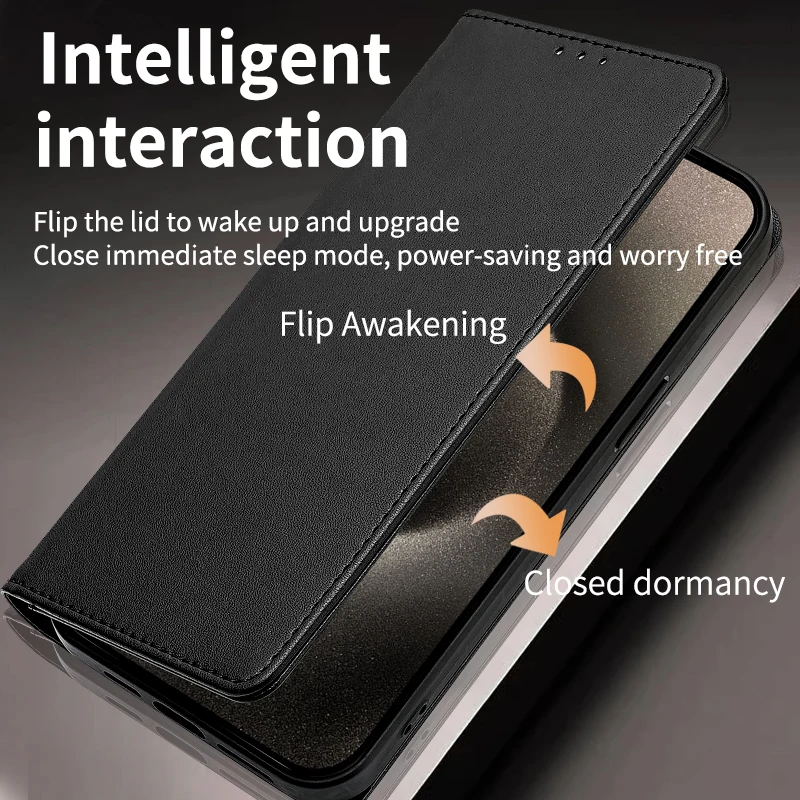 Leather Wallet Protective Case For Xiaomi Redmi Note 3 4X 5 5A 6 7 8 2021 8T 9S 9T Prime Pro Max 4G 5G Flip Magnetic Cover Bags