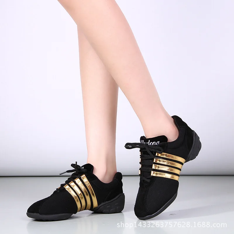 Chaussures de danse pour femmes unisexe hommes chaussures de Jazz baskets de danse souples Yoga sport coton Tango salle de bal chaussures de Jazz modernes danse femme