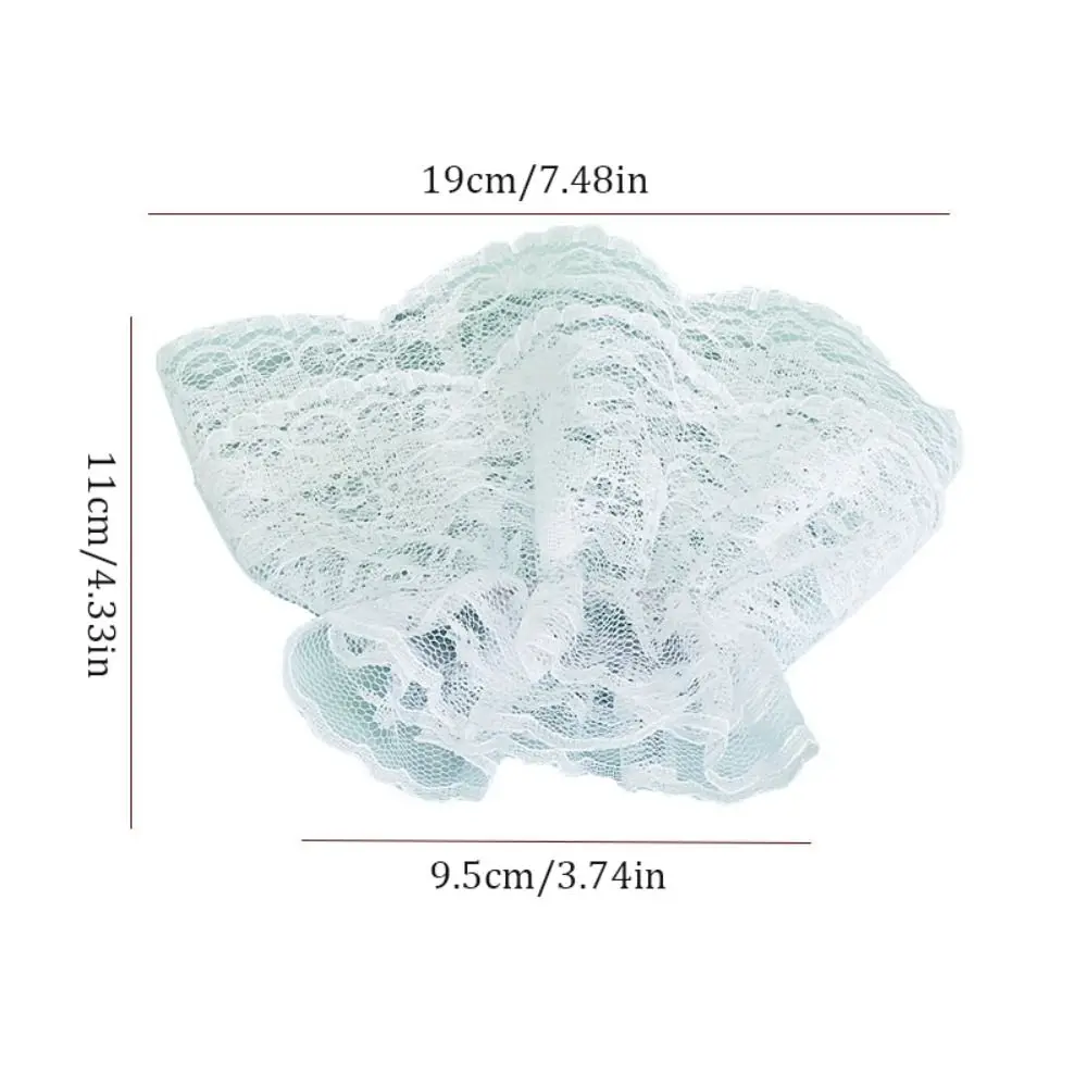Victorian Detachable Sleeves Cuffs Detachable Comfortable Lace Ruffled Wrist Costume Accessory Soft Fake Sleeves Cuffs Wedding view 5