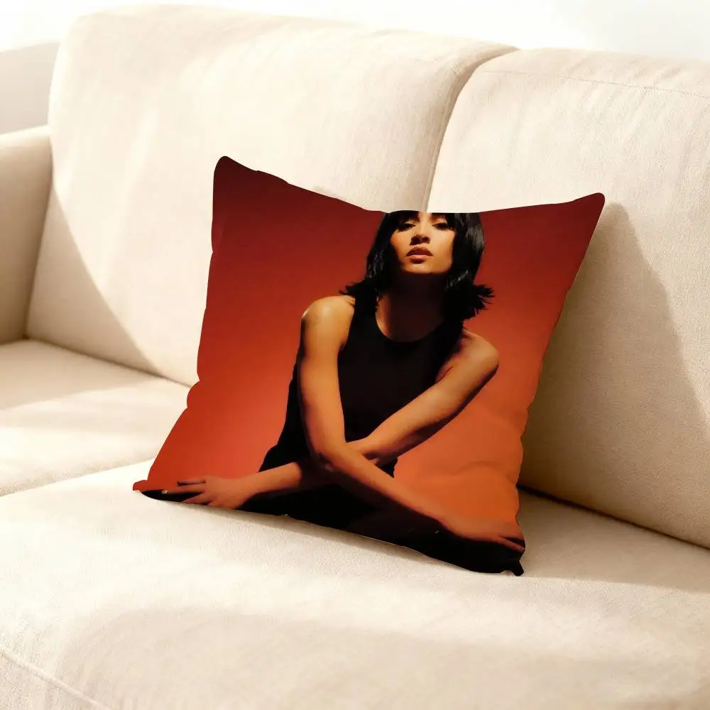 

Singer A-Aitana Alpha Pillow Case For Sofa Decor Car Office Room Printing Cushion Cover Decorations and Protector