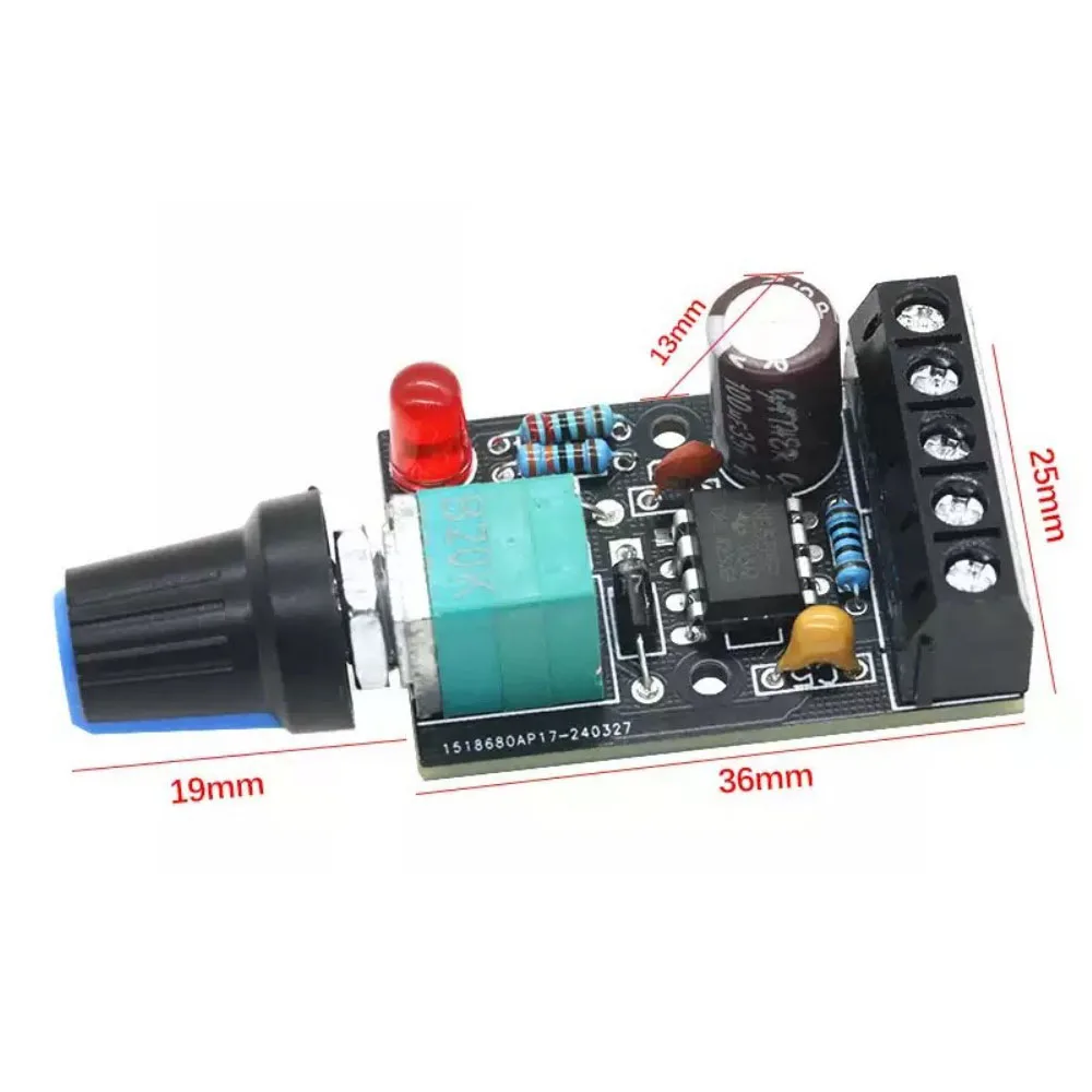 DC12V 5A PWM Brushless Motor Speed Regulator Server Fan Speed Governor Stepless Motor Speed Controller 