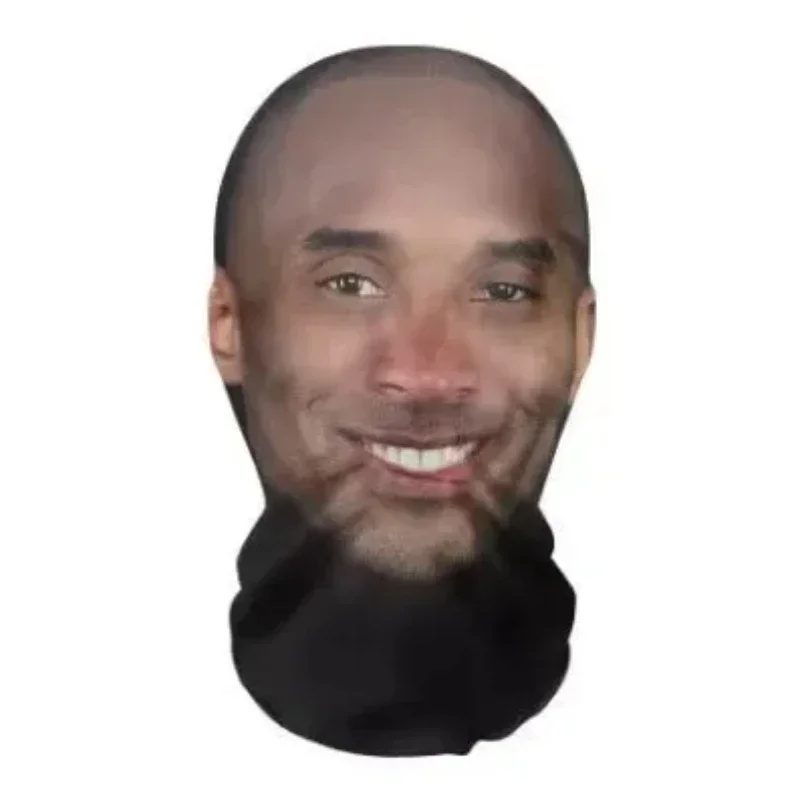 3D-gedruckte Kanye-Maske, elastisches Netz, Vollgesichtsmaske für Männer und Frauen, Cosplay, Kopfbedeckung, Hip-Hop, modische Sturmhaube, Kapuze, Hut, Kopfbedeckung