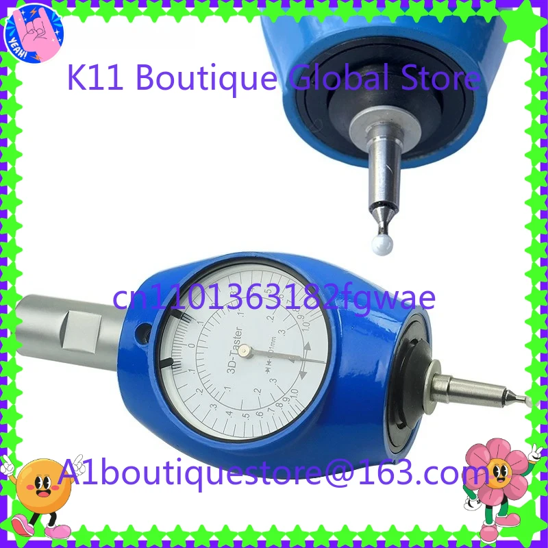 3D Centering Table 3D Edge Finder, Hammer Universal Three-dimensional Detector Tool Alignment Instrument 3D Table Lever Dial