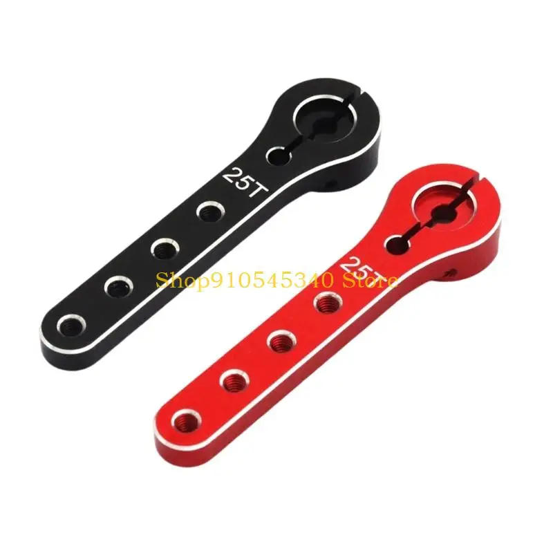 

U2JA 2pcs Metal Servo Arm Extension 25T Strong & Easy to Install Metal Servo Horns Upgrades for Airplanes & 1/10 Car