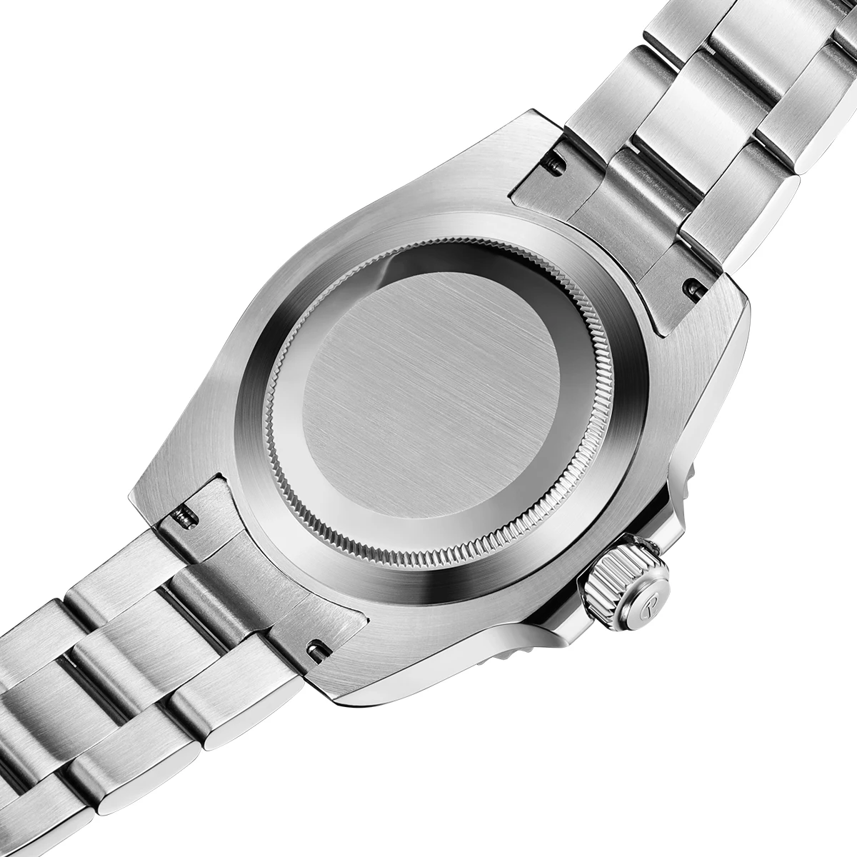 Fashion Parnis 40mm Silver Case Automatic Mechanical Men\'s Watch Calendar Sapphire Crystal Watches For Men reloj hombre Clock