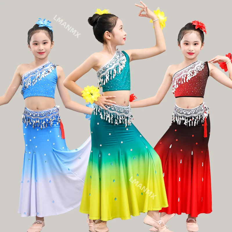 New Myanmar Guangxi Blossoming Fragrance Costume Dai Dance Children's Performance Costume