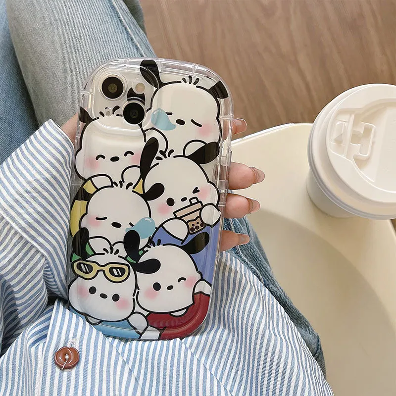 Sanrio Hello Kitty Pochacco Cartoon Phone Case For IPhone 14 13 15 Pro Max 11 12 Mini 7 8 6s 6 Plus XS Max X XR Tpu Phone Cover