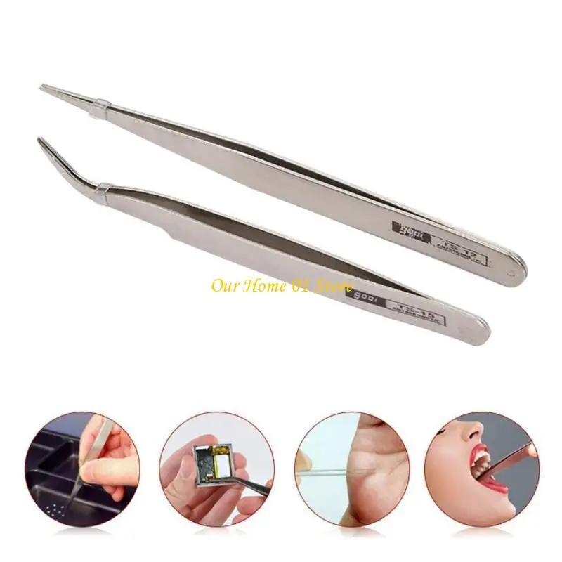 M4YC 6 piezas acero inoxidable set para tareas precisas que necesitan reparación electrónica y joyería