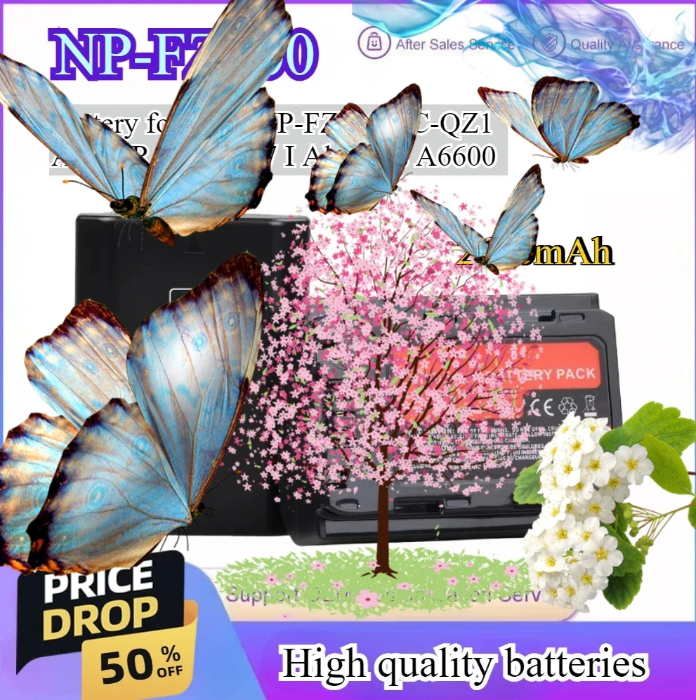 

2650 мАч NP-FZ100 NPFZ100 NP FZ100 + зарядное устройство для цифрового аккумулятора Sony NP-FZ100 BC-QZ1 Sony A9 A9R A7R III A7 III A6600