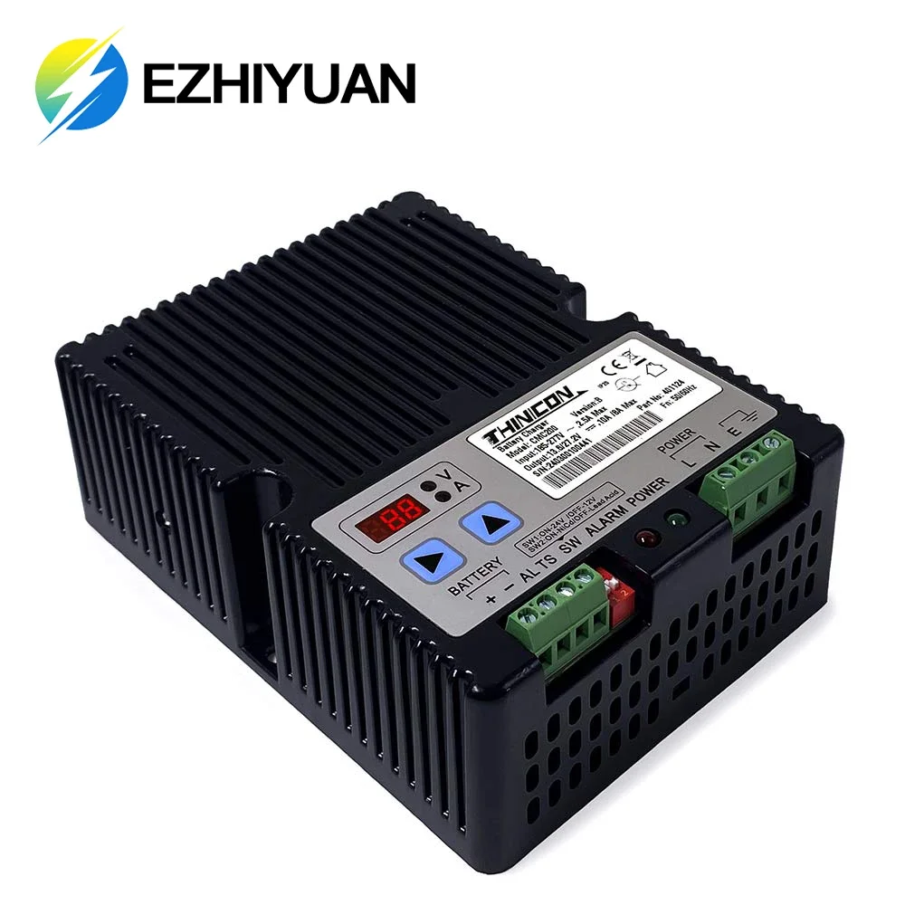 CMC200 THINICON AC Charger Compatible With 12/24V 10A Industrial smart Battery charger  Diesel generator parts