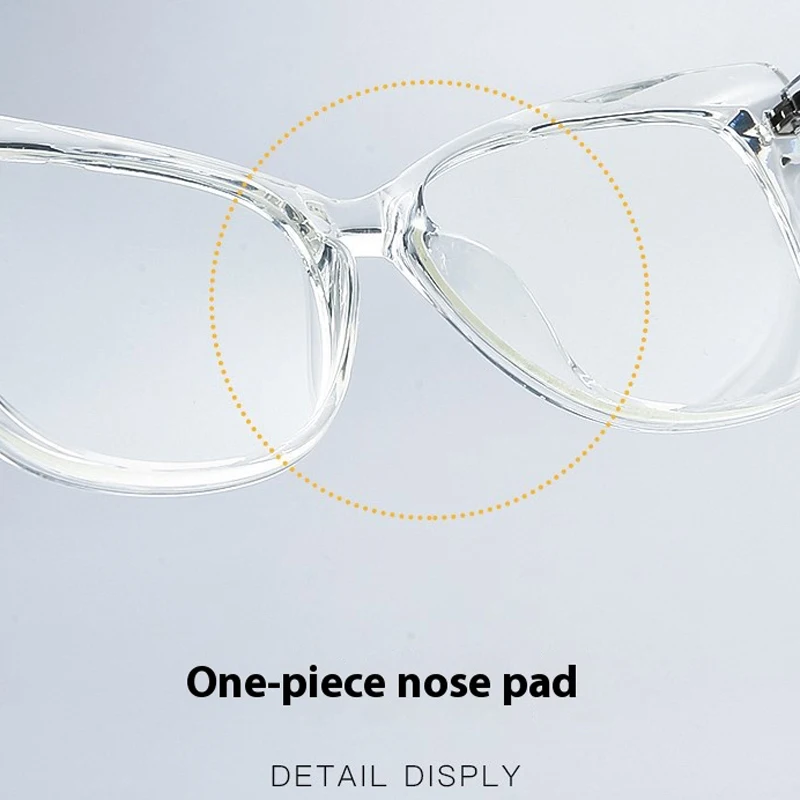 جديد عصري للمرأة العلامة التجارية تصميم عين القط TR90 لوحة نظارات إطار قصر النظر مد البصر متعدد البؤر وصفة طبية نظارات مخصصة