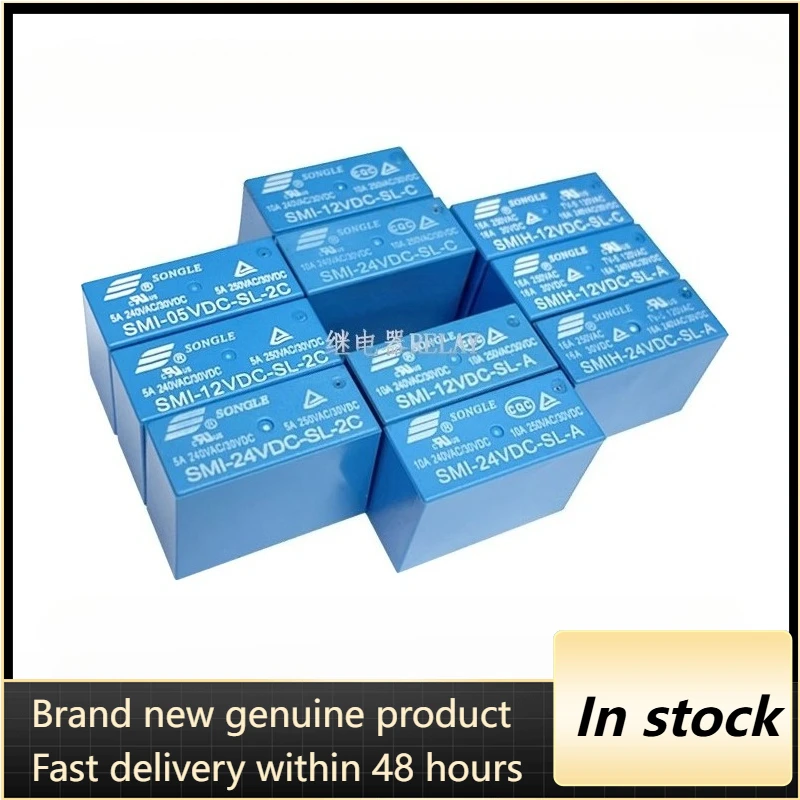 New 1pcs/lot SMI SMIH-05VDC 12VDC 24VDC-SL-A -SL-C 2C 14F HF115
