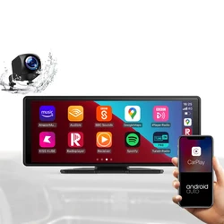 FM AUX Carplay Android Auto WIFI Bluetooth Voice control navigation 6.86 inches ips touch screen  Car Radio Backup camera