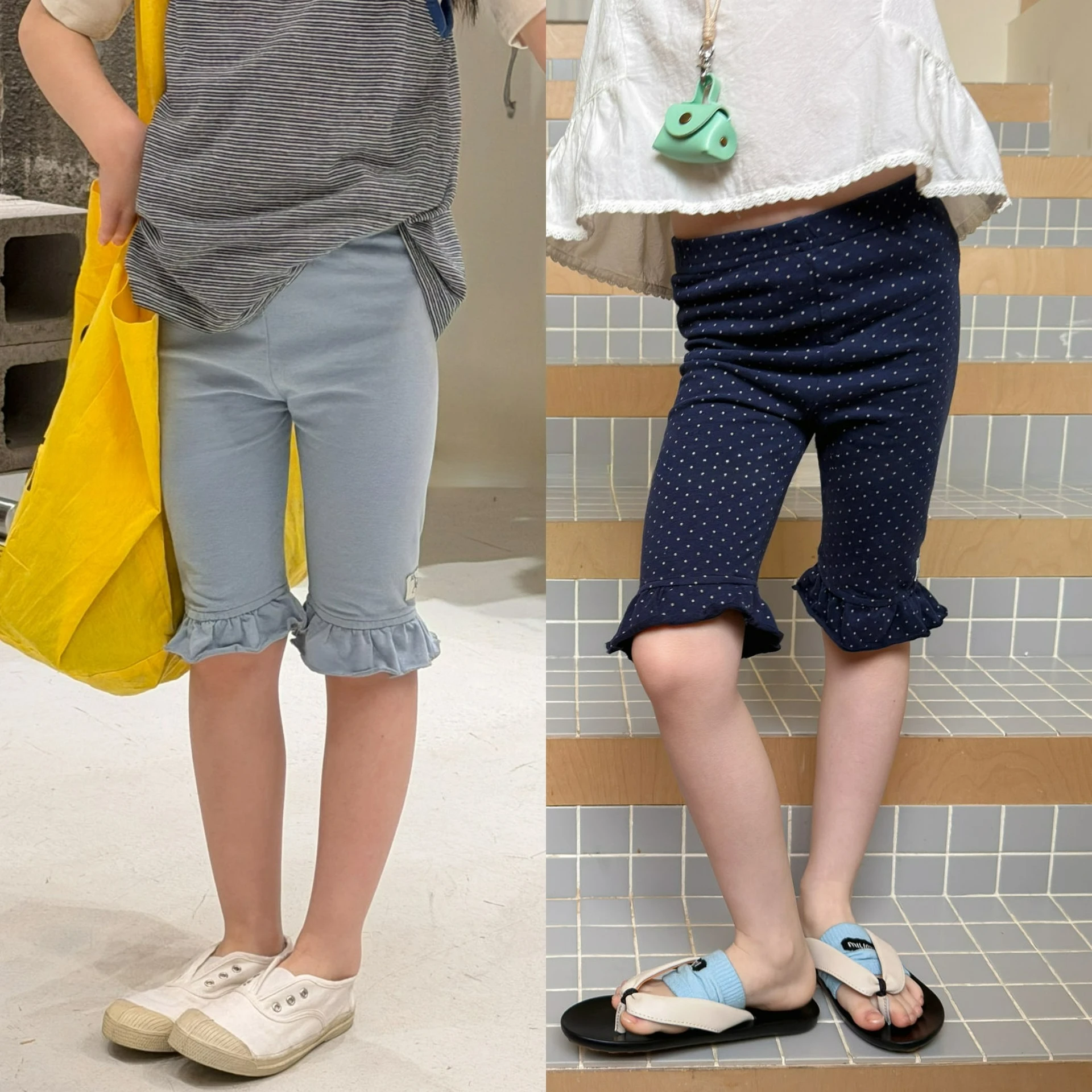 Japanese Korean Girls High Waist Five Points Shorts 2026 Summer Basic Undershorts Children Casual Daily Trousers