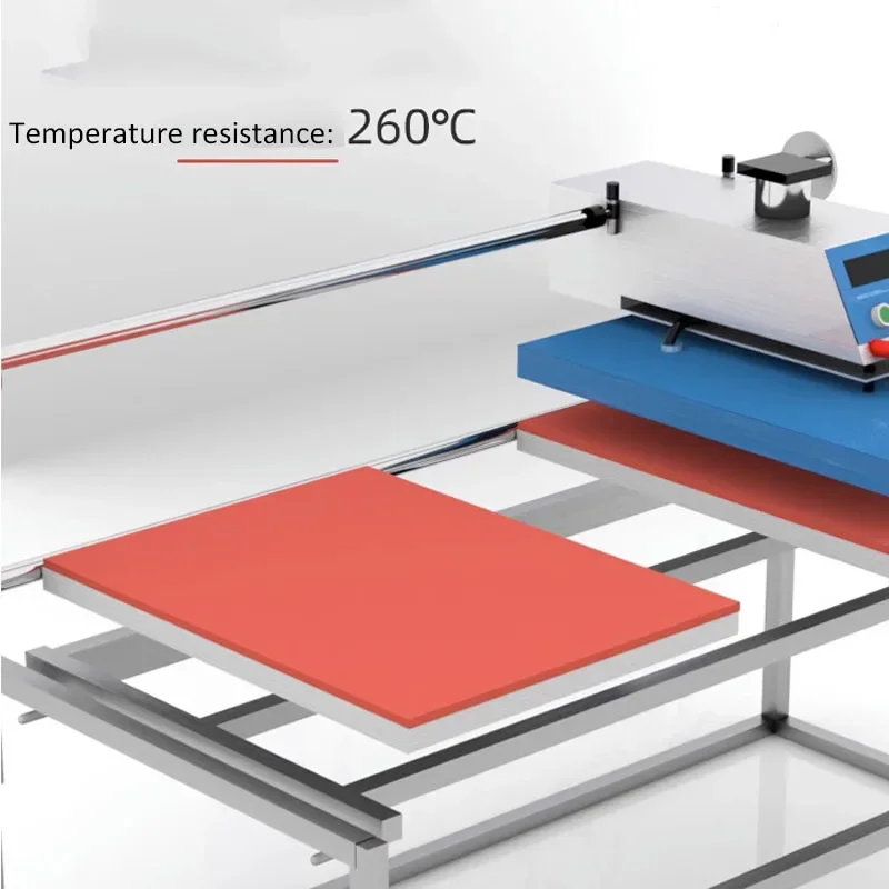 1Pc Pressing Mat Laminating machine Silicone Pad Soft Sponge Foam Board high temperature resistant Pad Red