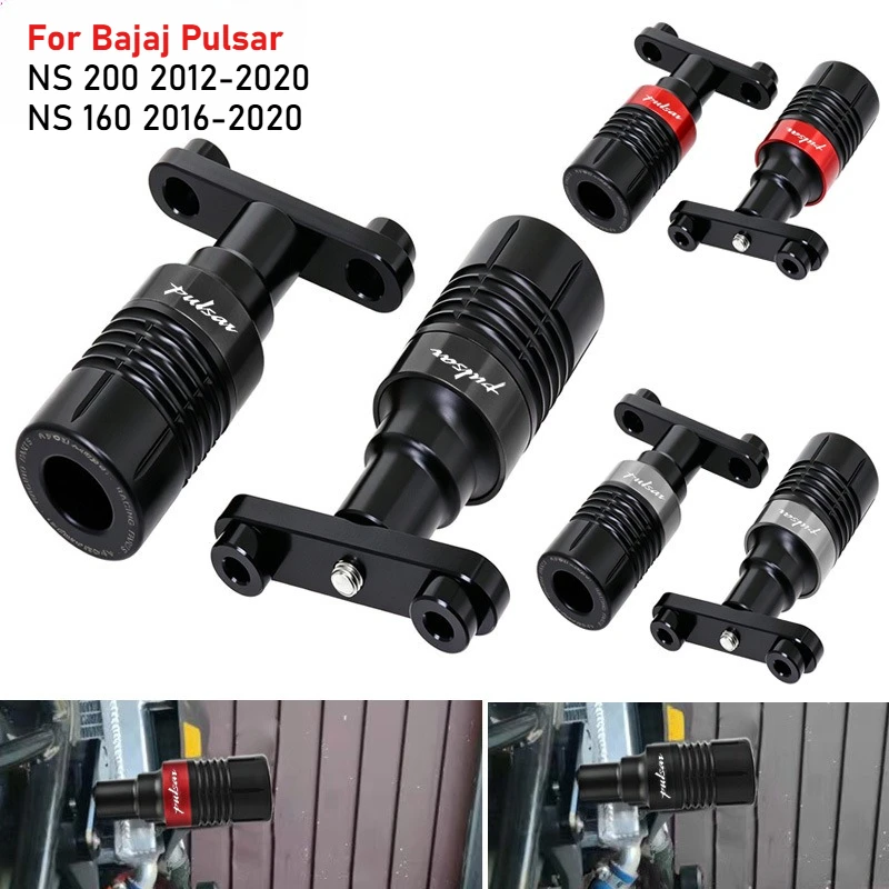 Protector de Motor para Motocicleta Bajaj Pulsar NS200 NS160 NS 200 160, Deslizadores de Chasis, Almohadillas de Protección Anticaída, Accesorios
