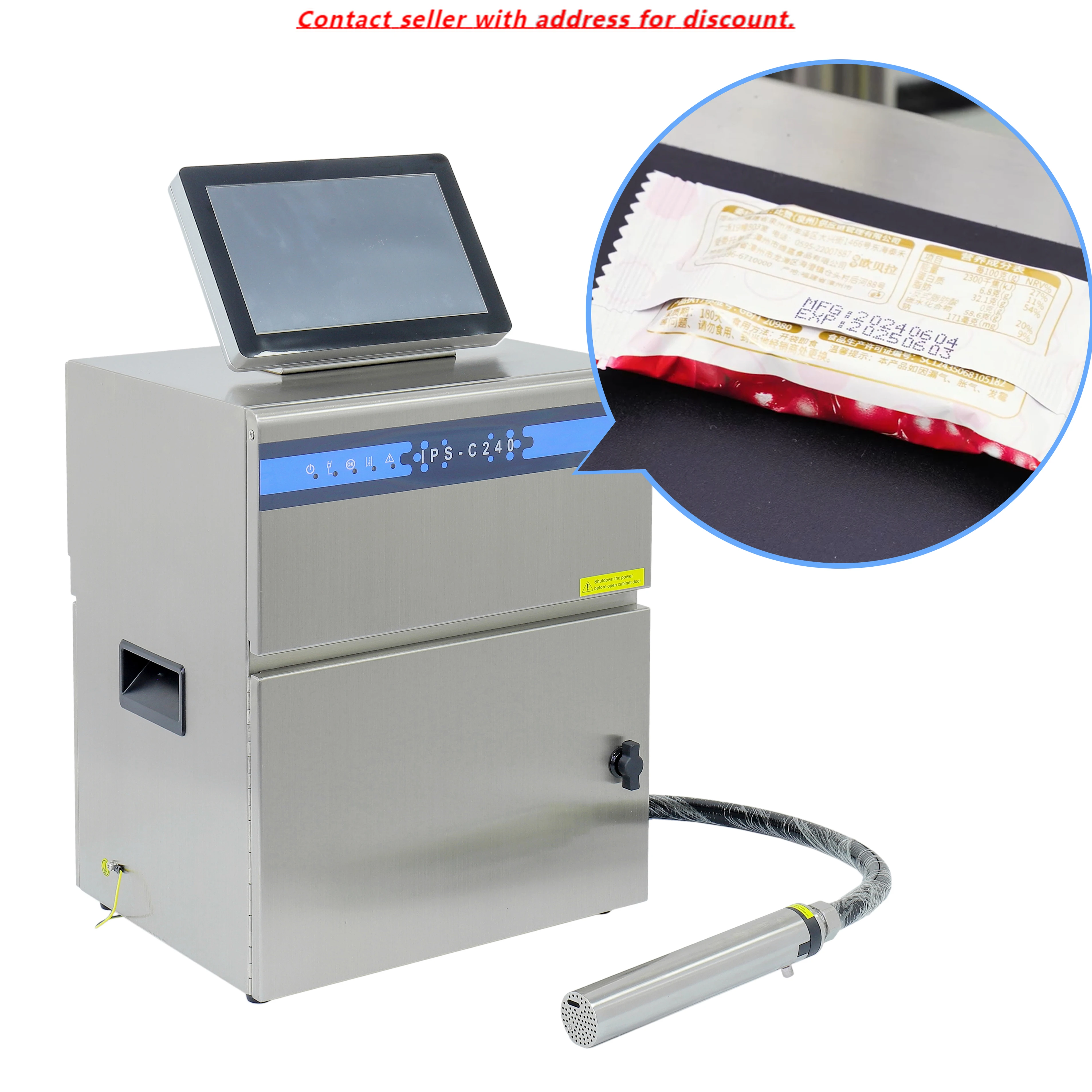 

2024 New And Economical Small Characters INK JET CIJ Printer Support Global Languages IPS-C240