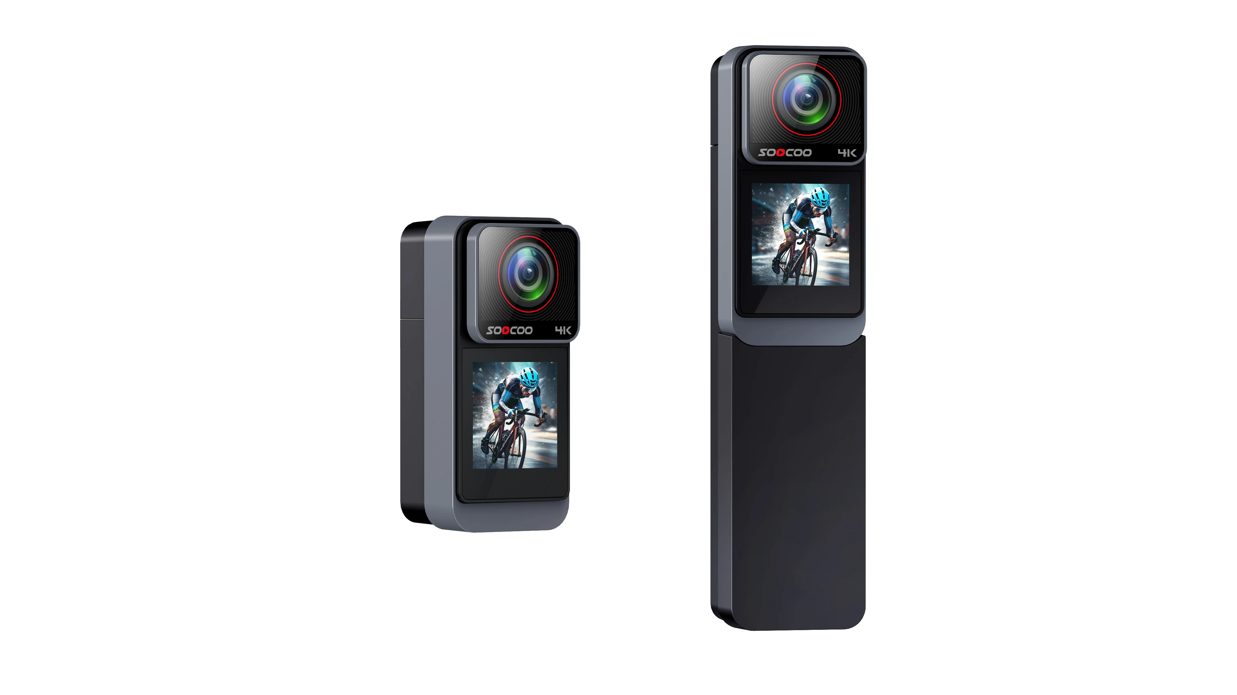 4K 30FPS  Handheld  Thumb Action Camera OIS Anti-shake Waterproof Sports Camera Support 5G WIFI APP Large Battery