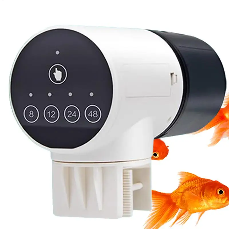 Fish Tank Automatic Feeder Small Tank Food Dispenser With Timer Fish Vacation Feeder 3-Speed Food Tank Dispenser For Pellets