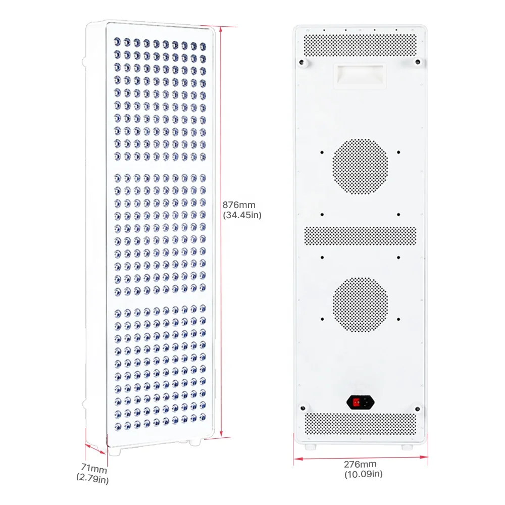 Azure OEM/ODM Full Body LED Light Therapy Panel Pulse Design 630nm 850nm 1500W PDT Red Therapy Standing Type