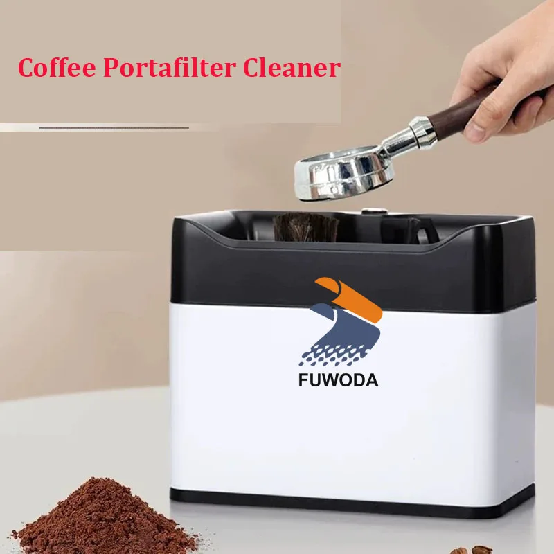 Electric Powder Bowl Cleaner Automatic Coffee Portafilter Cleaner for Espresso Coffee Machine