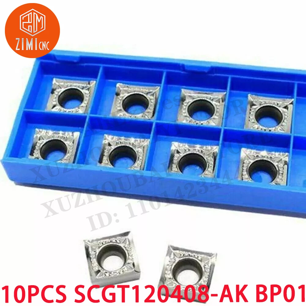 10 بنس 120408-K BP01 بنس 432 بنس scgt 120408 الألومنيوم لاصق كربيد أداة مملة التصنيع باستخدام الحاسب الآلي مخرطة أداة معدنية أدوات القطع الميكانيكية